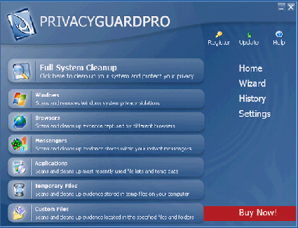 privacy guard contact info