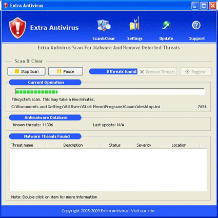 screenshot Extra Antivirus