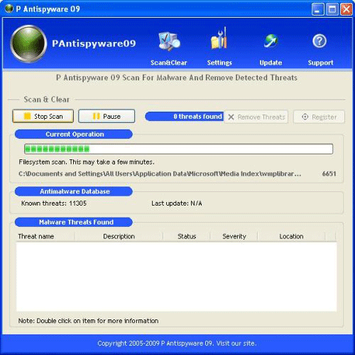 screenshot P AntiSpyware 09